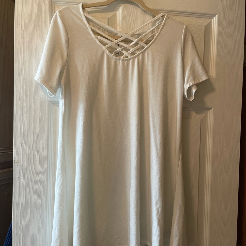 Cross White Shirt